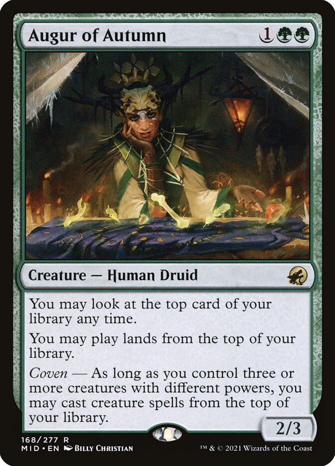 Augur of Autumn – Innistrad: Midnight Hunt [MID] – English – #168