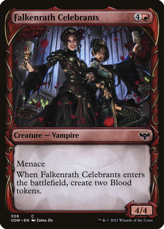Falkenrath Celebrants – Innistrad: Crimson Vow [VOW] – English – #306