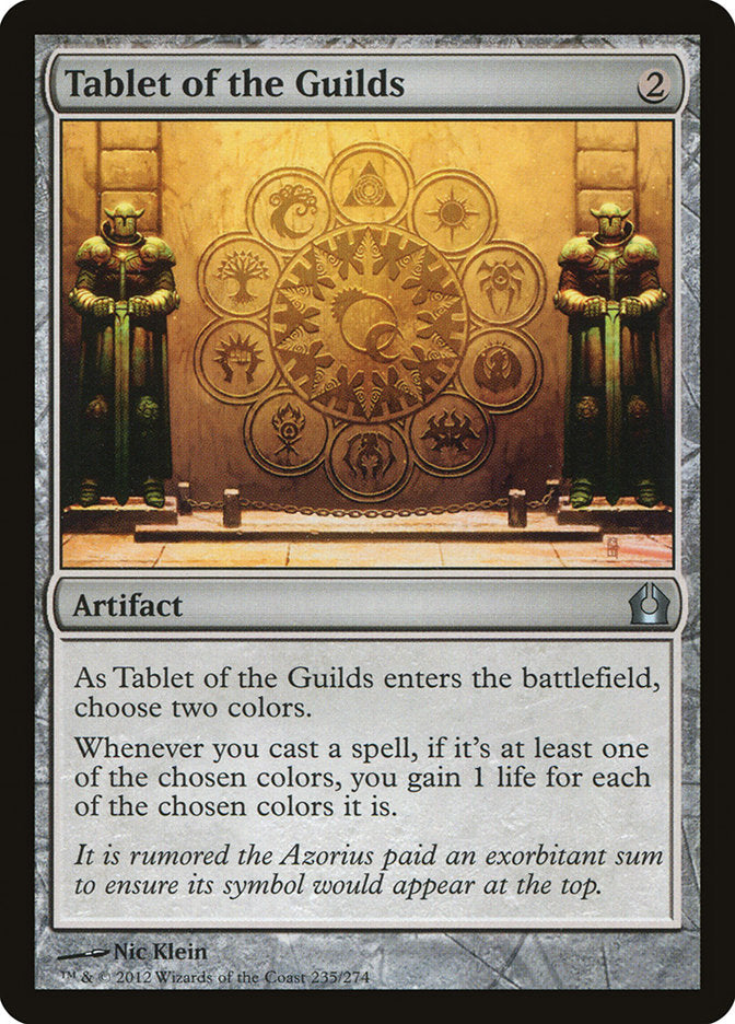 Tablet of the Guilds – Return to Ravnica [RTR] – English – #235
