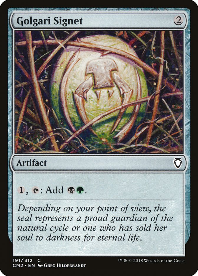 Golgari Signet – Commander Anthology Volume II [CM2] – English – #191
