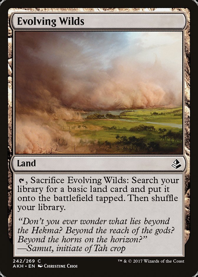 Evolving Wilds – Amonkhet [AKH] – English – #242