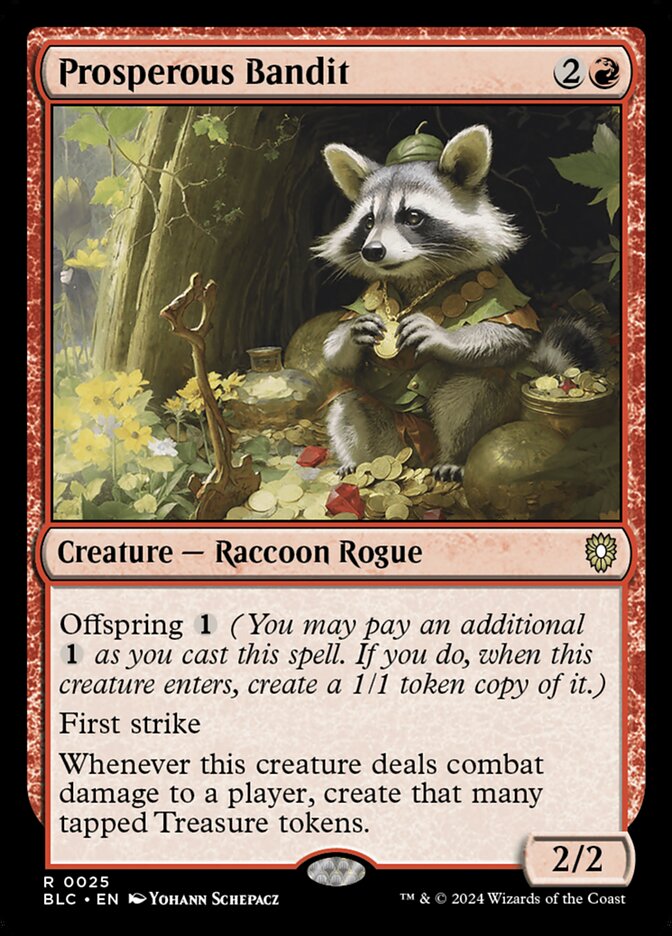 Prosperous Bandit – Bloomburrow Commander [BLC] – English – #25