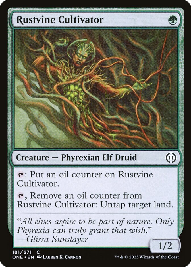Rustvine Cultivator – Phyrexia: All Will Be One [ONE] – D – #181
