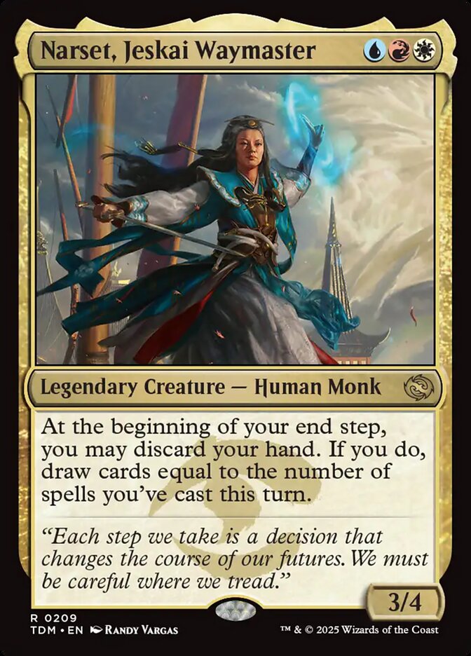 Narset, Jeskai Waymaster – Tarkir: Dragonstorm [TDM] – English – #209