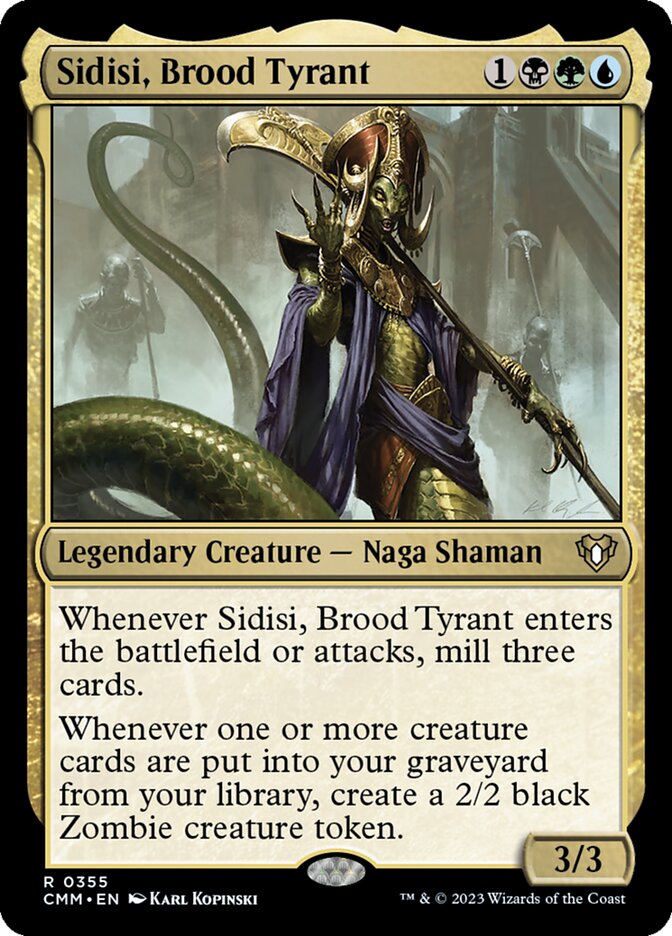 Sidisi, Brood Tyrant – Commander Masters [CMM] – English – #355