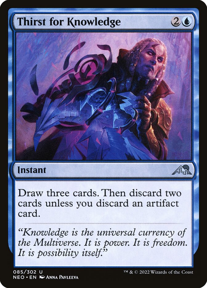 Thirst for Knowledge – Kamigawa: Neon Dynasty [NEO] – English – #85