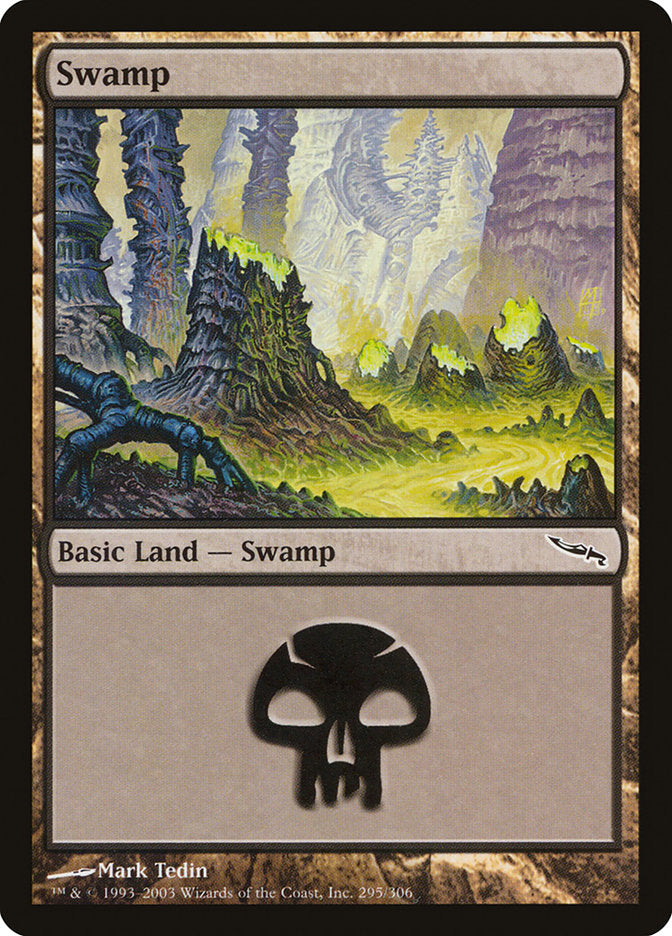 Swamp – Mirrodin [MRD] – English – #295