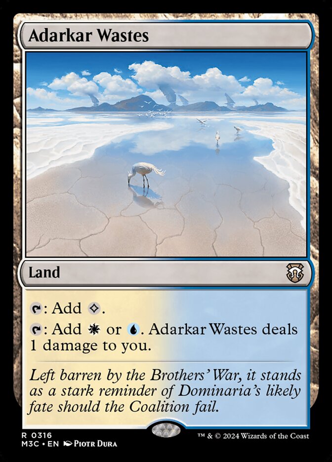 Adarkar Wastes – Modern Horizons 3 Commander [M3C] – English – #316
