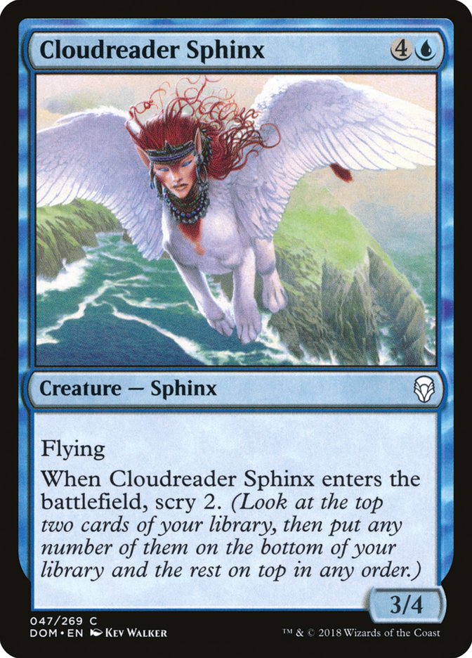 Cloudreader Sphinx – Dominaria [DOM] – D – #47