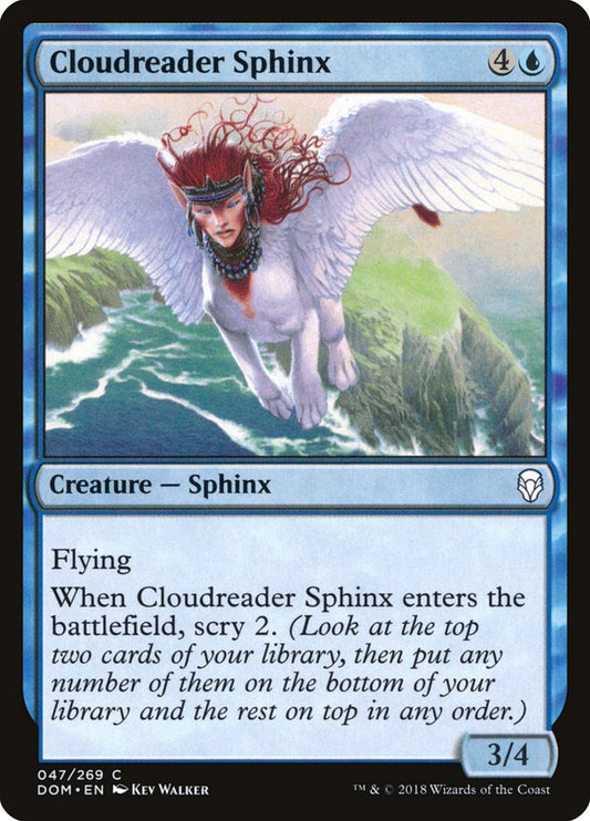 Cloudreader Sphinx – Dominaria [DOM] – D – #47