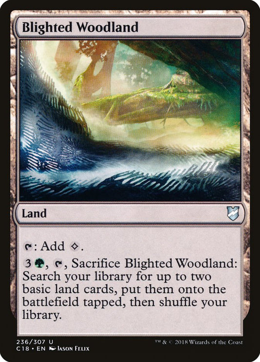 Blighted Woodland – Commander 2018 [C18] – English – #236