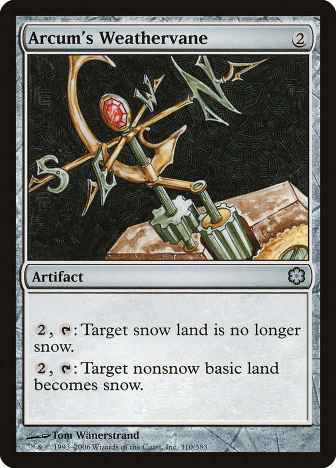 Arcum's Weathervane – Coldsnap Theme Decks [CST] – English – #310