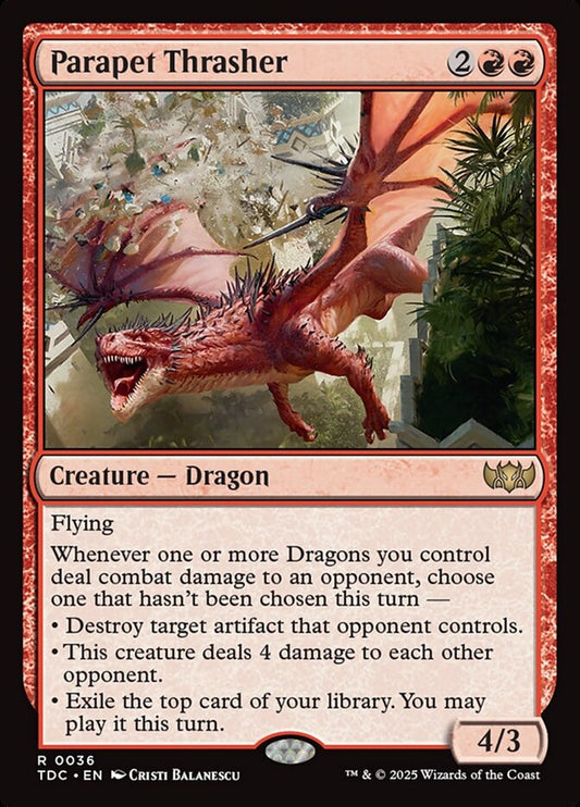 Parapet Thrasher – Tarkir: Dragonstorm Commander [TDC] – English – #36