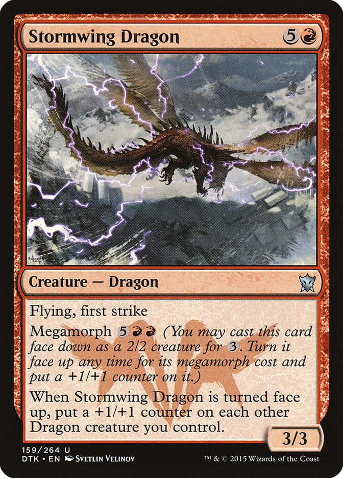 Stormwing Dragon – Dragons of Tarkir [DTK] – English – #159