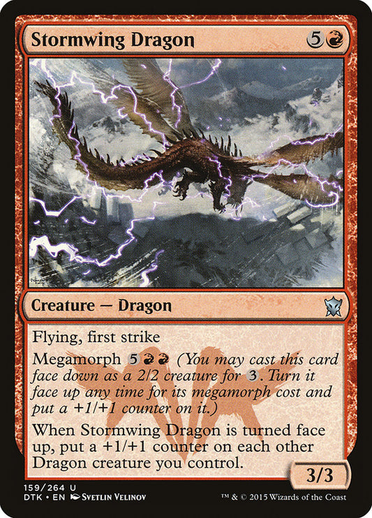 Stormwing Dragon – Dragons of Tarkir [DTK] – English – #159