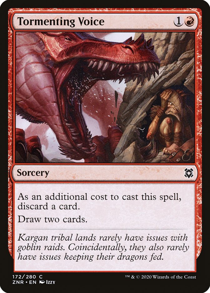 Tormenting Voice – Zendikar Rising [ZNR] – English – #172
