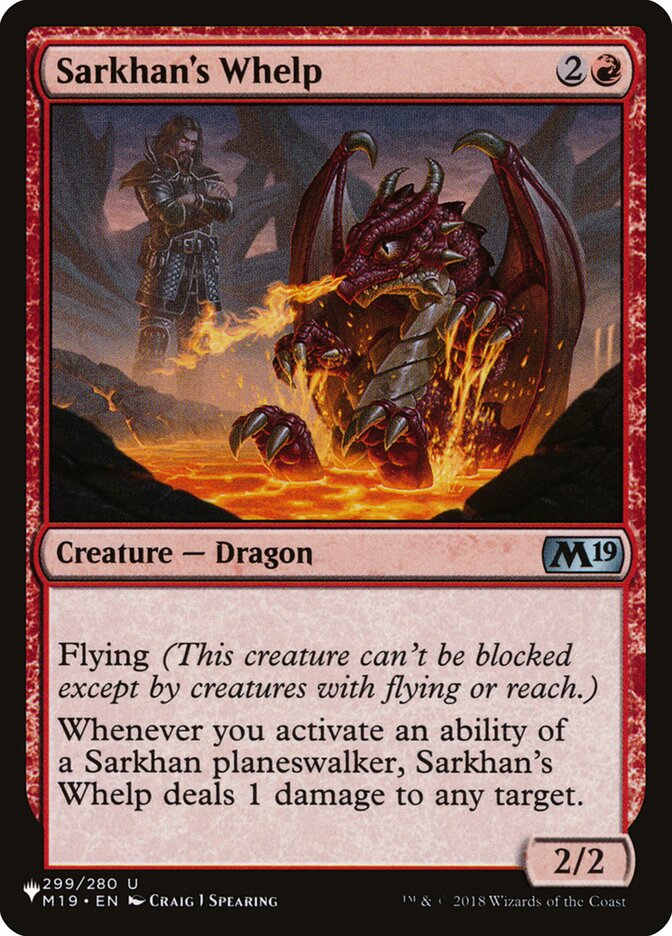 Sarkhan's Whelp – The List [PLST] – English – #M19-299