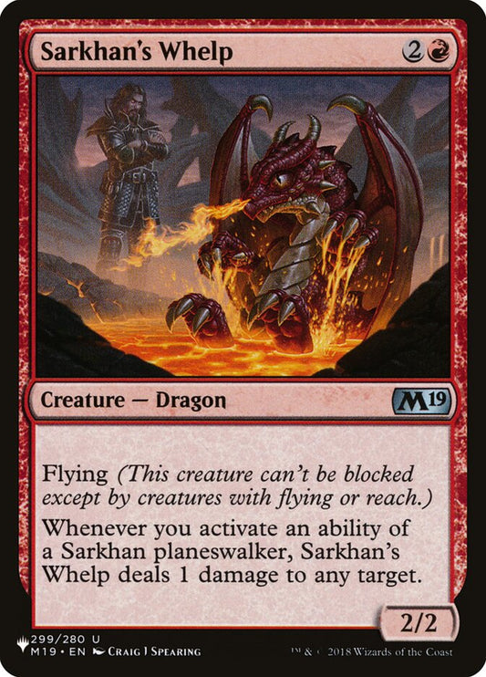 Sarkhan's Whelp – The List [PLST] – English – #M19-299