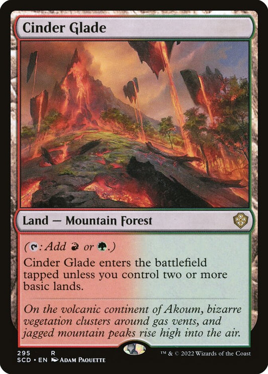 Cinder Glade – Starter Commander Decks [SCD] – English – #295
