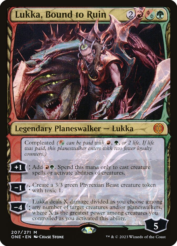 Lukka, Bound to Ruin – Phyrexia: All Will Be One [ONE] – English – #207