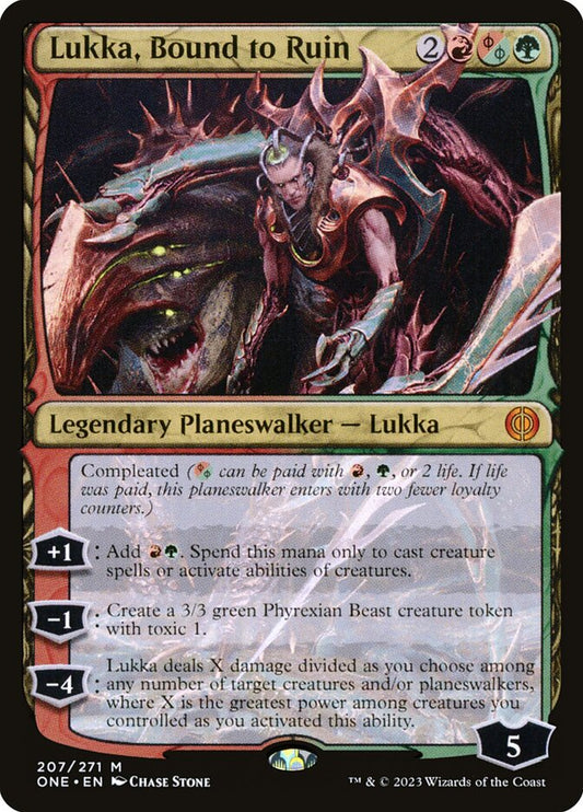 Lukka, Bound to Ruin – Phyrexia: All Will Be One [ONE] – English – #207