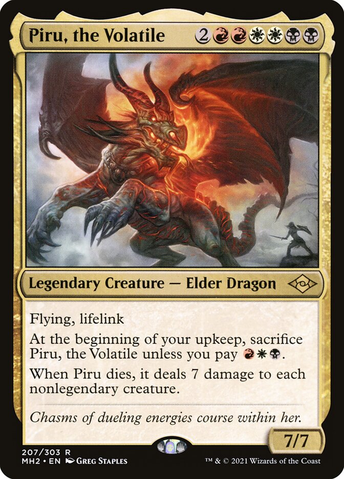 Piru, the Volatile – Modern Horizons 2 [MH2] – English – #207
