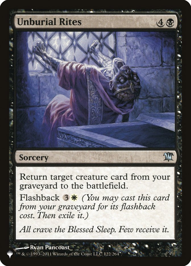 Unburial Rites – The List [PLST] – English – #ISD-122