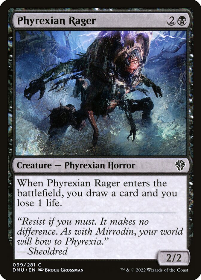 Phyrexian Rager – Dominaria United [DMU] – D – #99