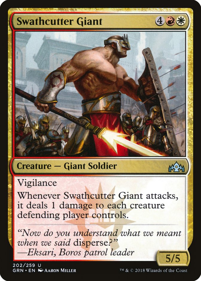 Swathcutter Giant – Guilds of Ravnica [GRN] – D – #202