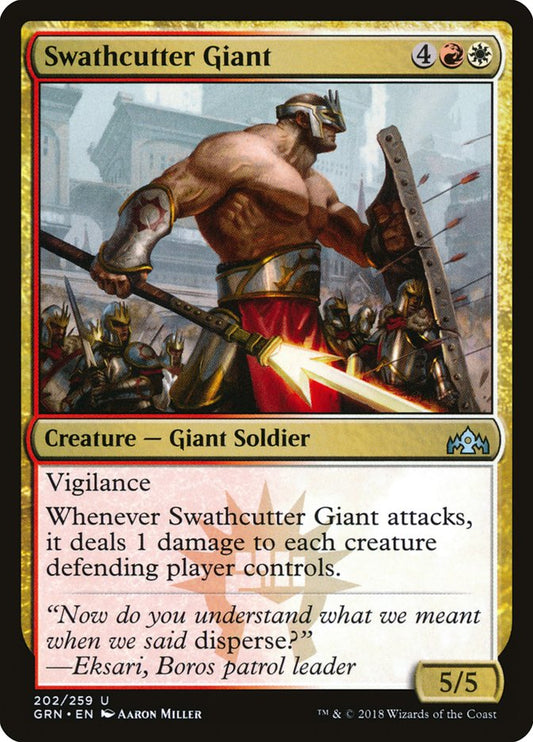 Swathcutter Giant – Guilds of Ravnica [GRN] – D – #202