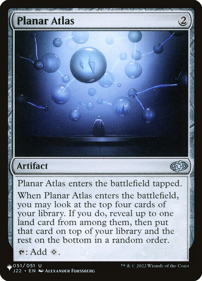 Planar Atlas – The List [PLST] – English – #J22-51