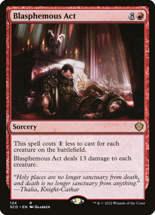 Blasphemous Act – Starter Commander Decks [SCD] – English – #124