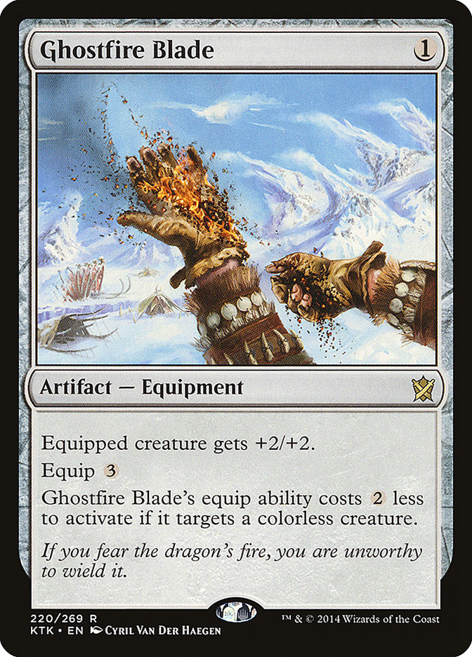 Ghostfire Blade – Khans of Tarkir [KTK] – English – #220