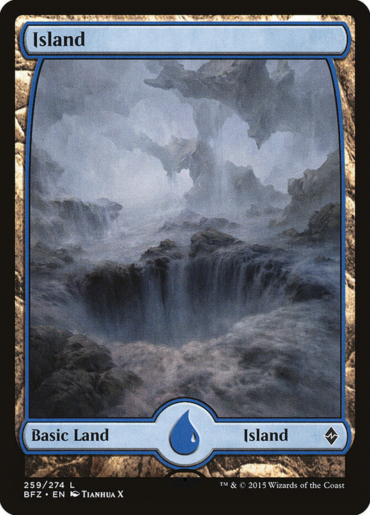 Island – Battle for Zendikar [BFZ] – English – #259