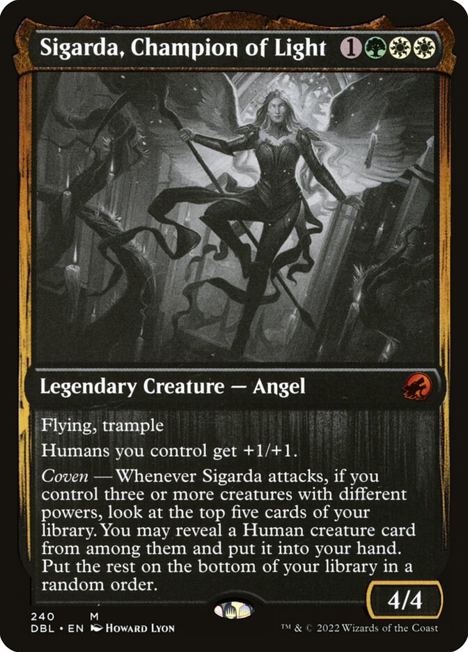 Sigarda, Champion of Light – Innistrad: Double Feature [DBL] – English – #240