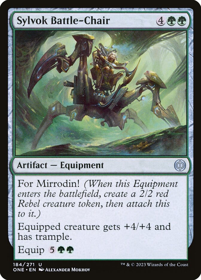 Sylvok Battle-Chair – Phyrexia: All Will Be One [ONE] – D – #184