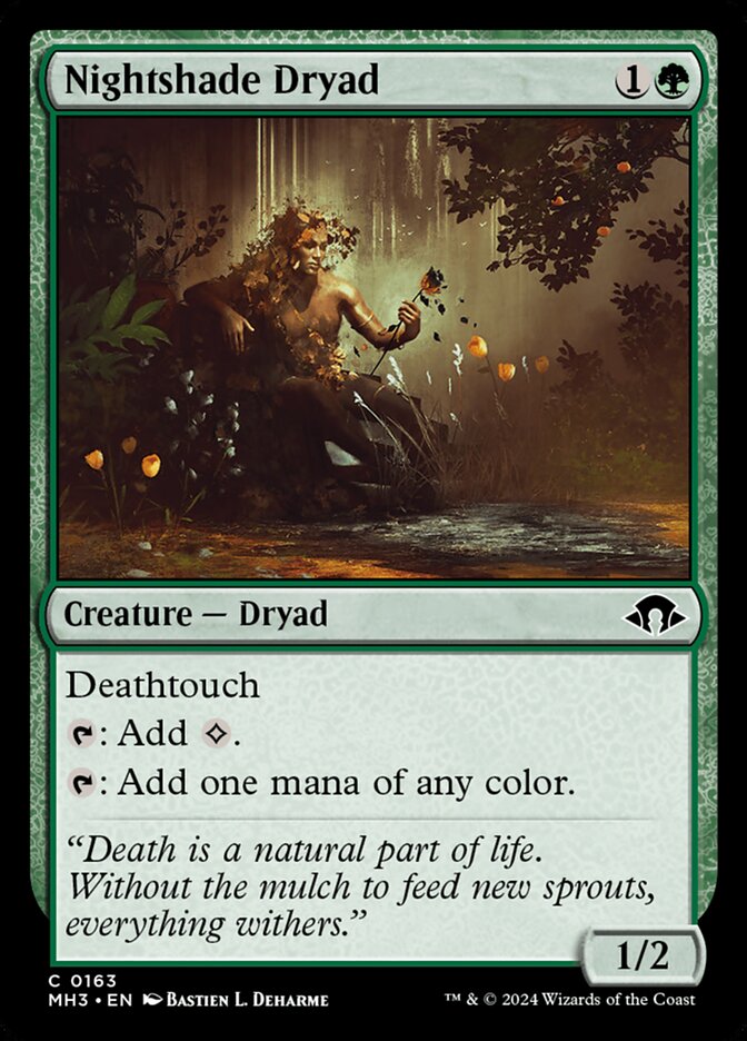 Nightshade Dryad – Modern Horizons 3 [MH3] – English – #163