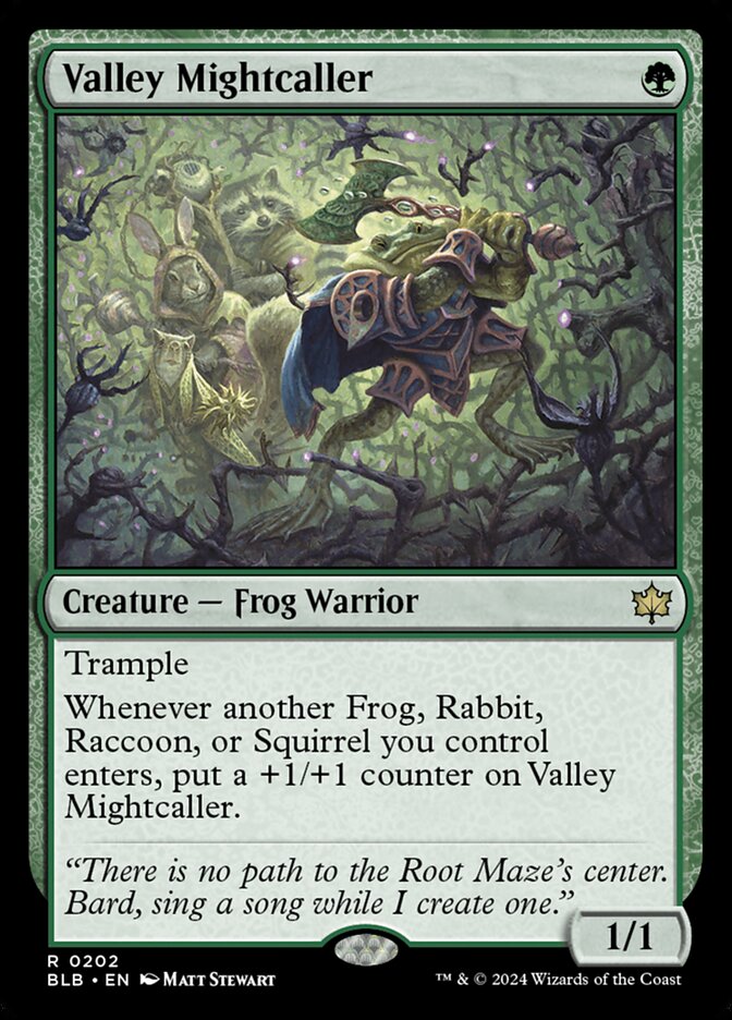 Valley Mightcaller – Bloomburrow [BLB] – English – #202
