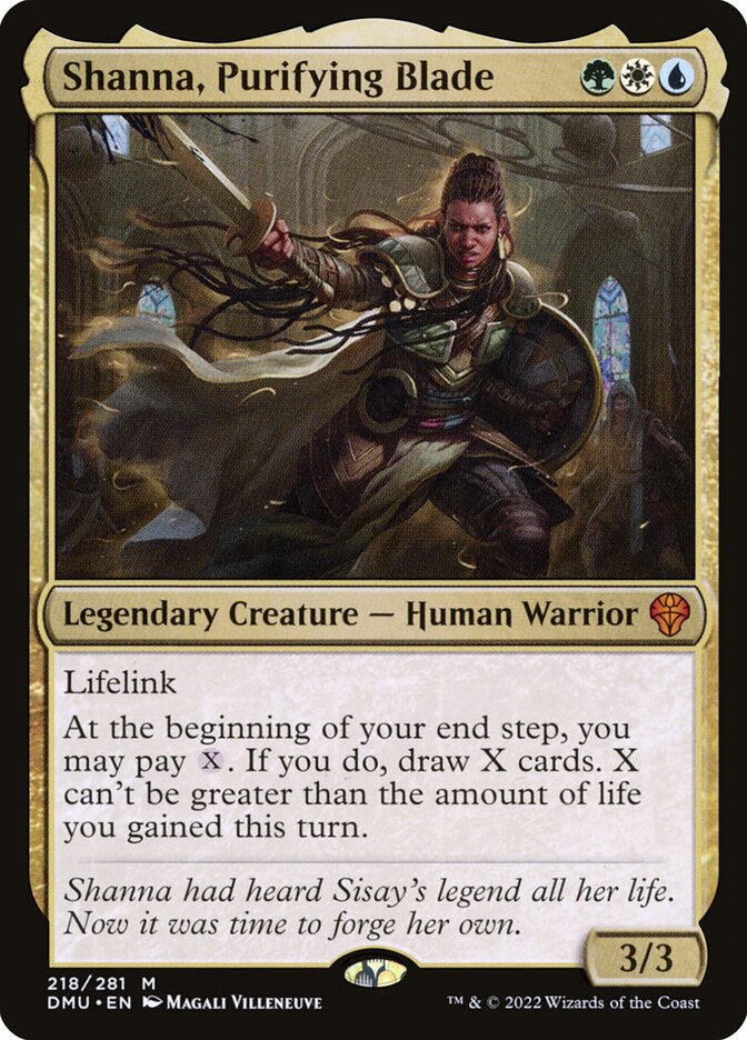 Shanna, Purifying Blade – Dominaria United [DMU] – English – #218