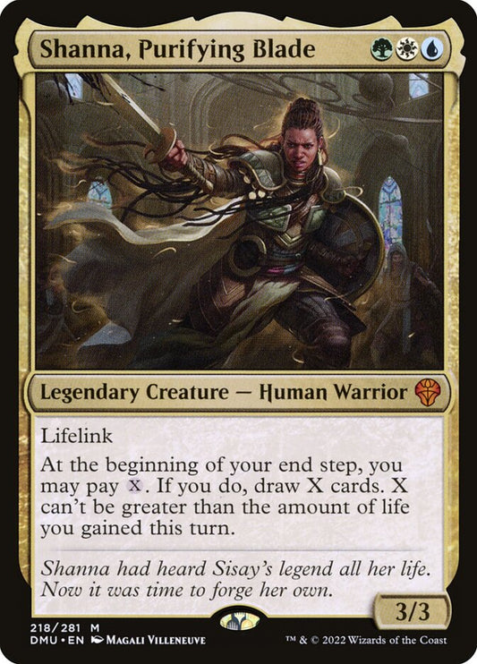 Shanna, Purifying Blade – Dominaria United [DMU] – English – #218