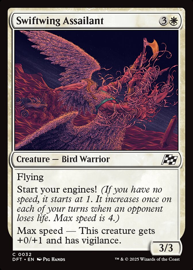 Swiftwing Assailant – Aetherdrift [DFT] – D – #32