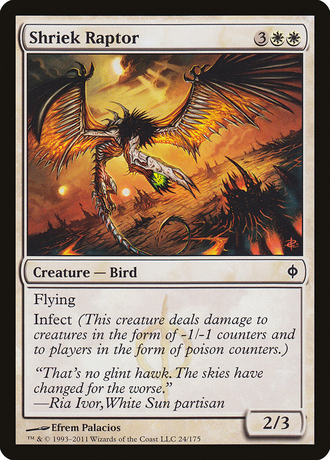 Shriek Raptor – New Phyrexia [NPH] – English – #24