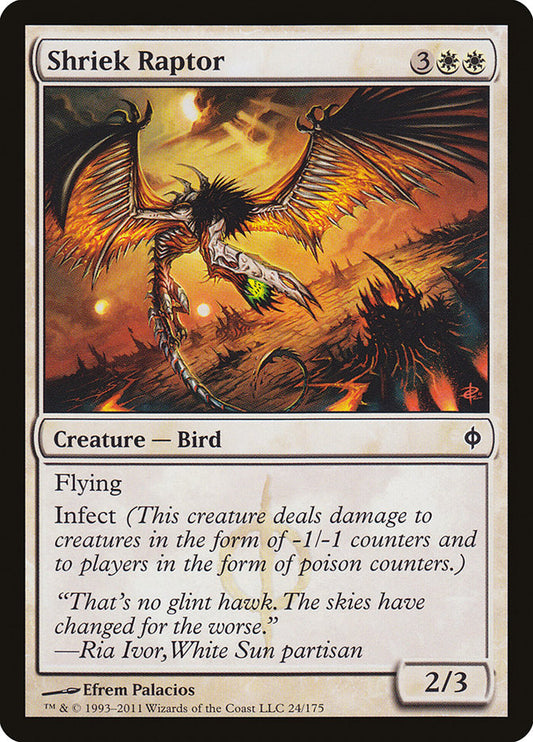 Shriek Raptor – New Phyrexia [NPH] – English – #24