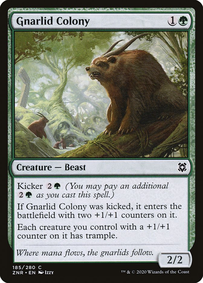 Gnarlid Colony – Zendikar Rising [ZNR] – English – #185