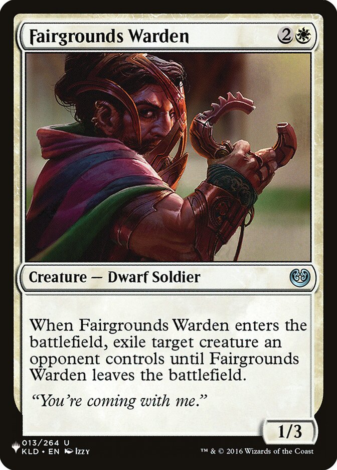 Fairgrounds Warden – The List [PLST] – English – #KLD-13