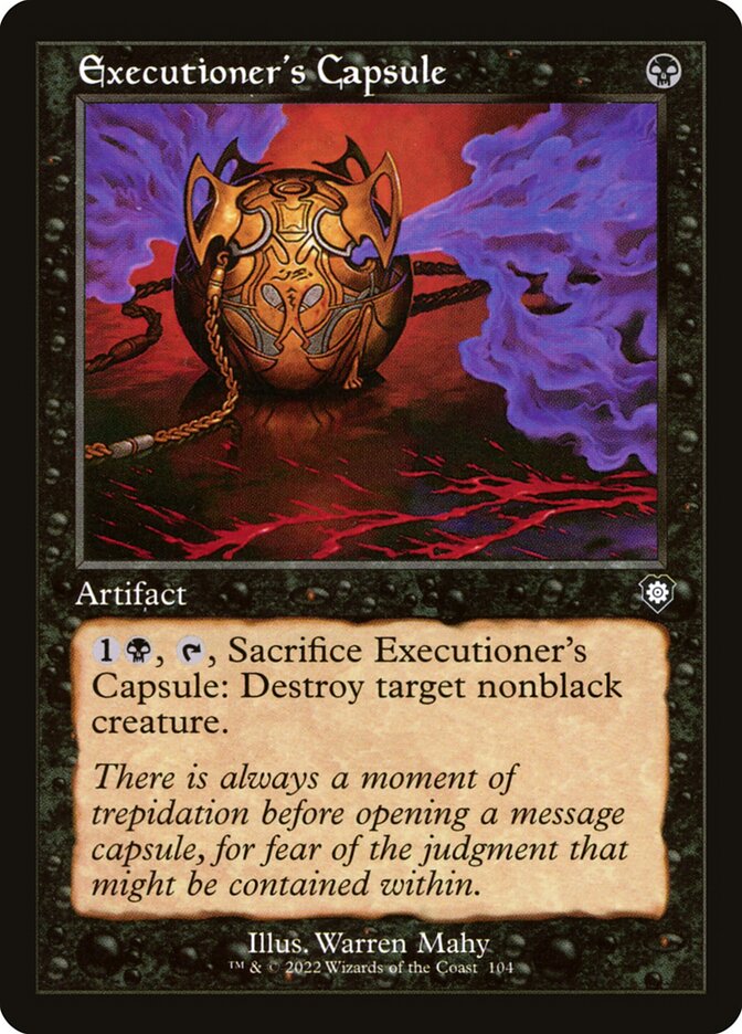 Executioner's Capsule – The Brothers' War Commander [BRC] – D – #104