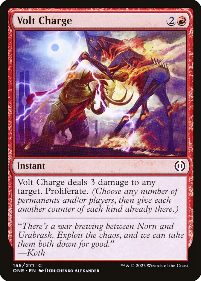 Volt Charge – Phyrexia: All Will Be One [ONE] – D – #155