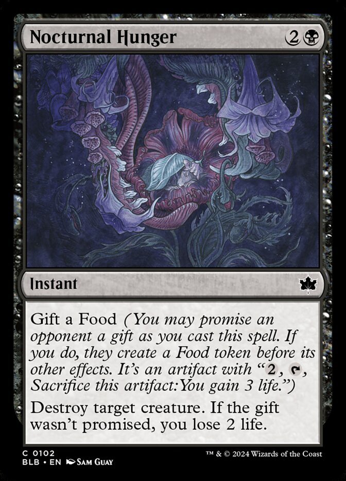 Nocturnal Hunger – Bloomburrow [BLB] – English – #102
