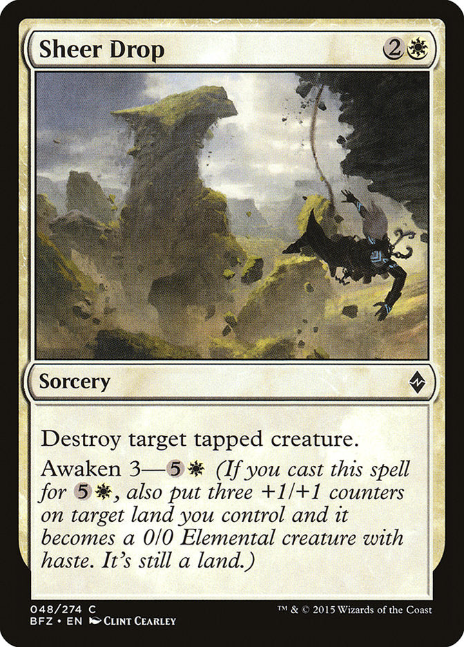Sheer Drop – Battle for Zendikar [BFZ] – English – #48