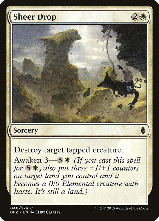 Sheer Drop – Battle for Zendikar [BFZ] – English – #48